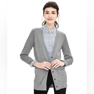 Banana Republic Merino Sweater, Grey, M